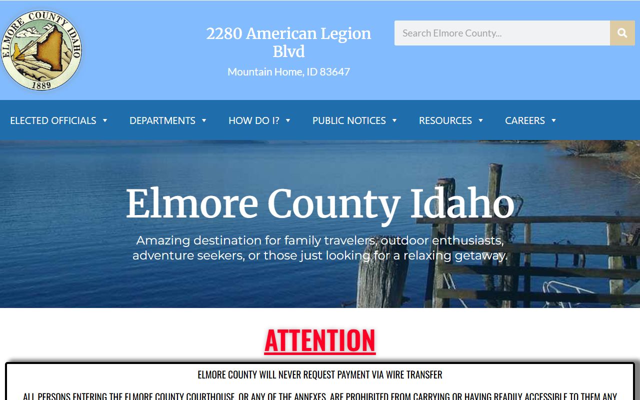 Elmore County court records official county home page