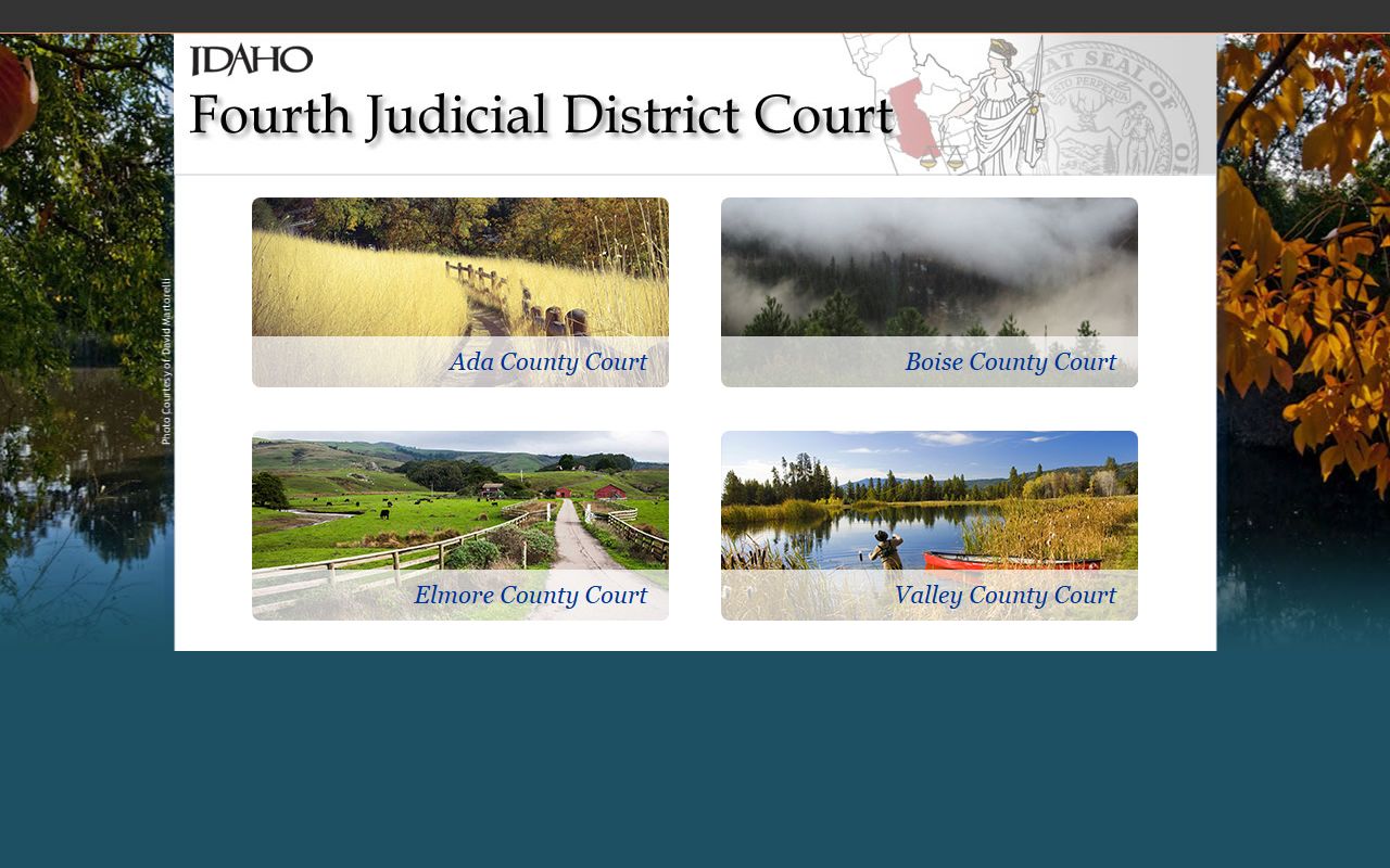 Elmore County traffic court records Fourth Judicial District home
